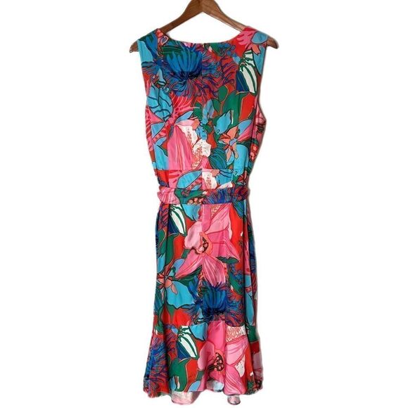 RSVP by Talbots Tropical Floral Fit and Flare Dress - Picture 3 of 7